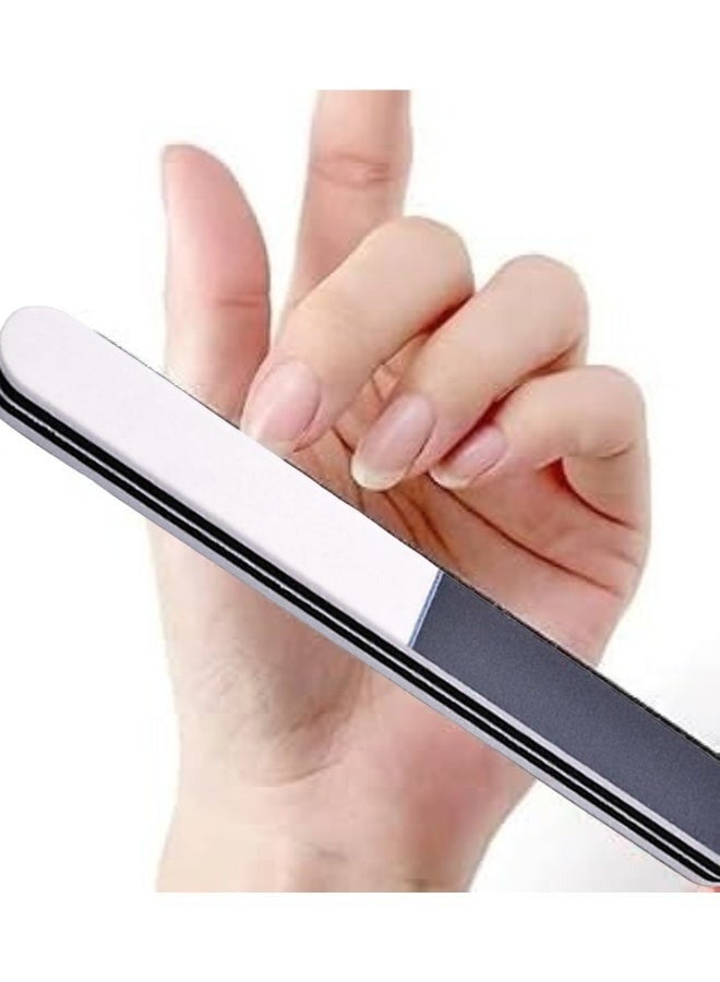 أداة تشكيل وتلميع الأظافر - لوح صنفرة مزدوج الجوانب لأظافر ناعمة وصحية - Image 2